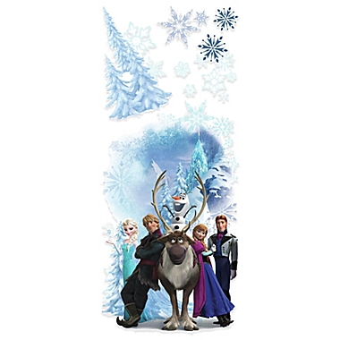 Disney&reg; Frozen Character Winter Burst Peel and Stick Giant Wall Decals. View a larger version of this product image.