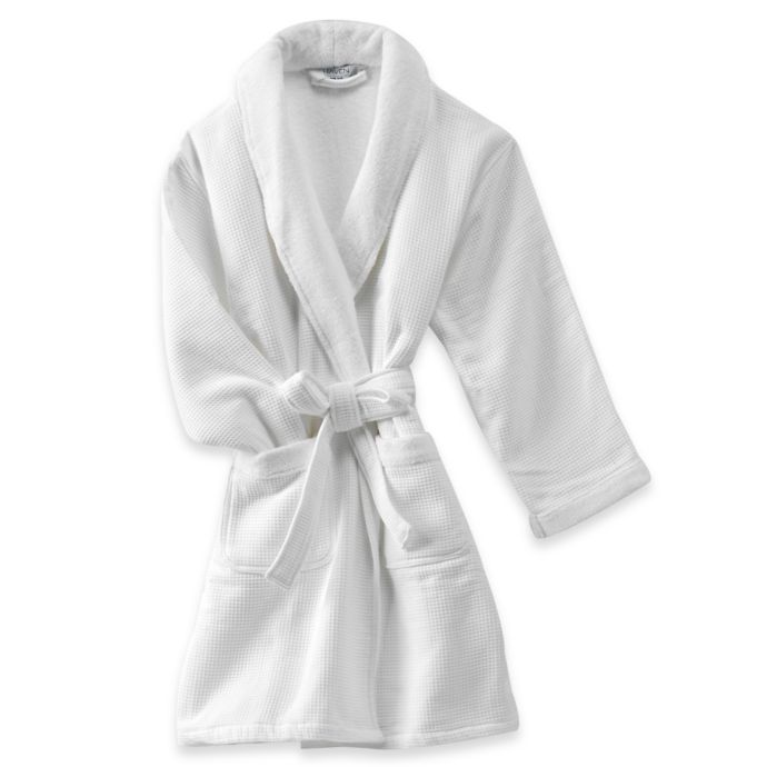 Haven™ Spa Waffle Robe in White | Bed Bath & Beyond