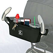 J.L. Childress Parent Tray for Strollers with Chevron Lining in Black