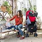 Alternate image 2 for J.L. Childress Parent Tray for Strollers with Chevron Lining in Black