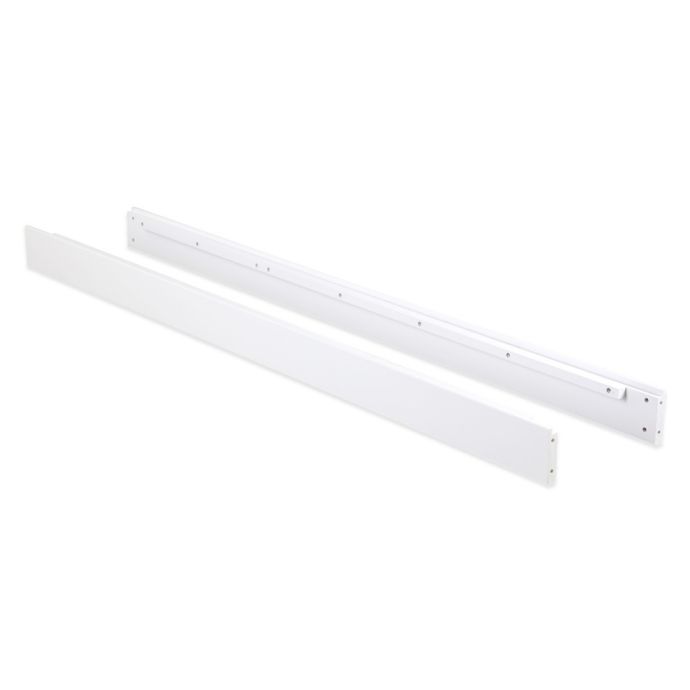 Nursery Smart Darby Full Size Conversion Rails In Pure White Bed