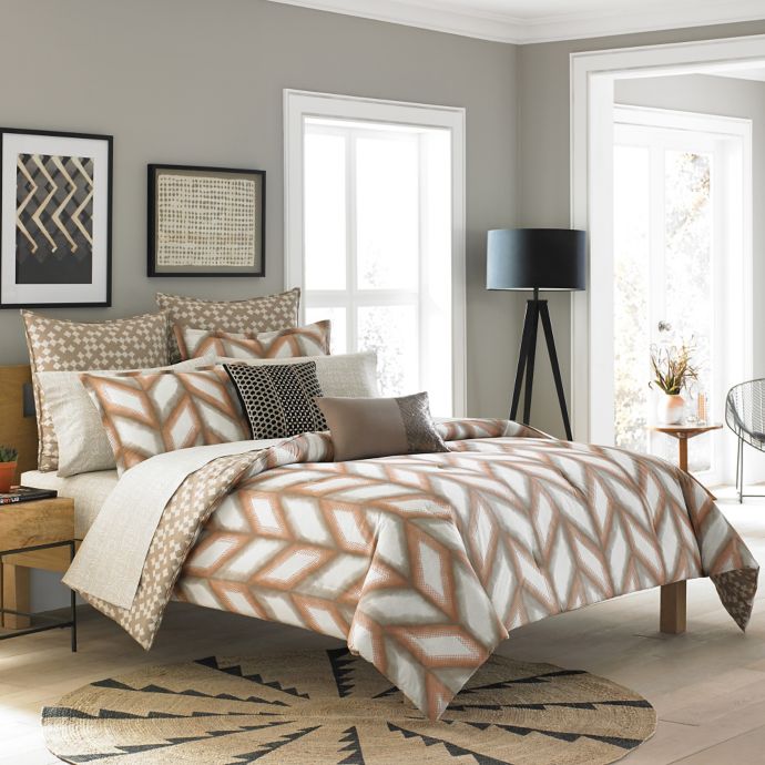 Steve Madden Cori Reversible Comforter Set In Sand Bed Bath