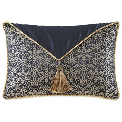 navy and gold throw pillows