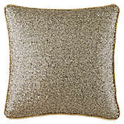 Waterford&reg; Linens Vaughn Sequin Square Throw Pillow in Gold