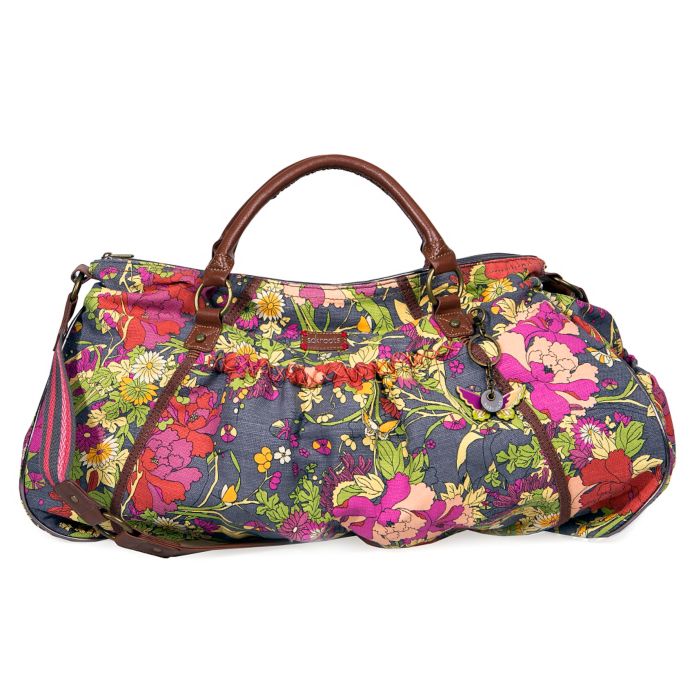 Sakroots Artist Circle Medium Weekender Bag in Slate Flower | Bed Bath ...