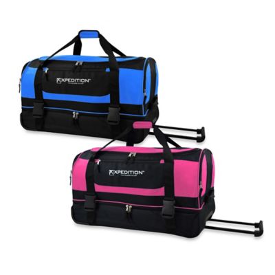 bed bath beyond rolling duffle