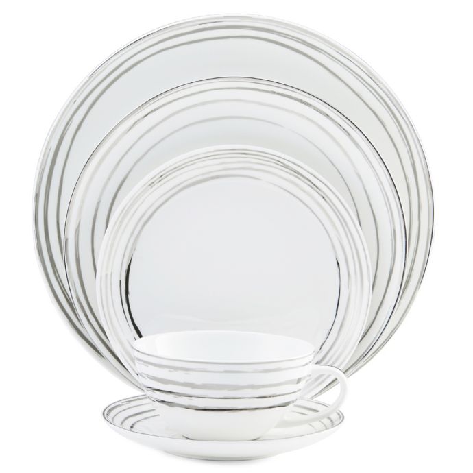 Mikasa® Swirl Platinum Dinnerware Collection Bed Bath and Beyond Canada