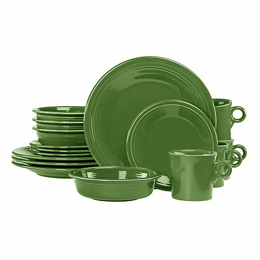 Alternate image 1 for Fiesta® 16-Piece Dinnerware Set in Shamrock