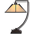 Alternate image 2 for Quoizel Tiffany Pomeroy Table Lamp in Western Bronze