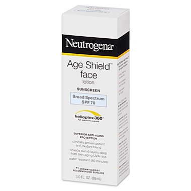 Neutrogena&reg; Age Shield&trade; 3 oz. Face Lotion Sunscreen Broad Spectrum SPF 70. View a larger version of this product image.
