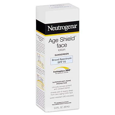 Neutrogena&reg; Age Shield&trade; 3 oz. Face Lotion Sunscreen Broad Spectrum SPF 70. View a larger version of this product image.