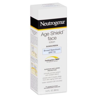 Neutrogena&reg; Age Shield&trade; 3 oz. Face Lotion Sunscreen Broad Spectrum SPF 70. View a larger version of this product image.