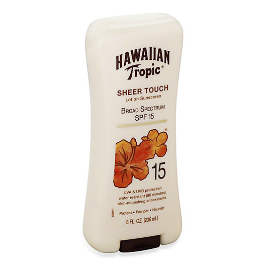 Alternate image 1 for Hawaiian Tropic® 8 oz. Sheer Touch Ultra Radiance Lotion Sunscreen SPF 15
