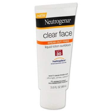 Neutrogena&reg; 3 fl.oz. Clear Face Liquid Lotion Sunscreen SPF 30. View a larger version of this product image.