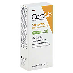CeraVe&reg; 2.5 oz. Sunscreen for Face SPF 30