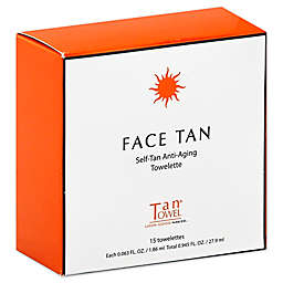 TanTowel® 15-Count Face Tan Towelette