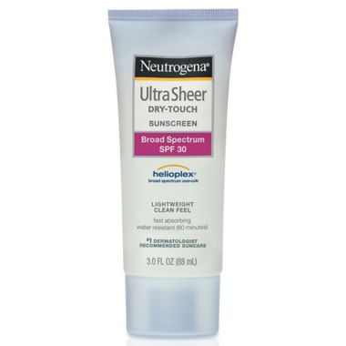 Neutrogena&reg; Ultra Sheer 3 oz. Dry-Touch Sunscreen Broad Spectrum SPF 30. View a larger version of this product image.