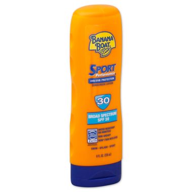 Banana Boat&reg; Sport Performance&reg; 8 oz. Lotion Sunscreen SPF 30. View a larger version of this product image.