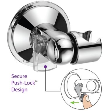 Angle-Adjustable Go-Anywhere Hand Shower Bracket. View a larger version of this product image.