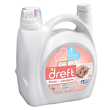 Dreft Stage 1: Newborn High Efficiency 128 fl. oz Liquid Laundry Detergent (89 Loads). View a larger version of this product image.