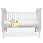 Alternate image 4 for Lullaby Earth&reg; Breeze&trade; Breathable 2-Stage Crib Mattress in White