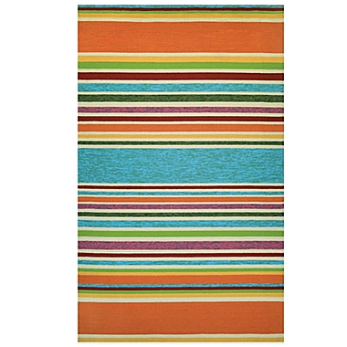 Couristan&reg; Covington Collection Sherbet Stripe 2-Foot x 4-Foot Rug. View a larger version of this product image.