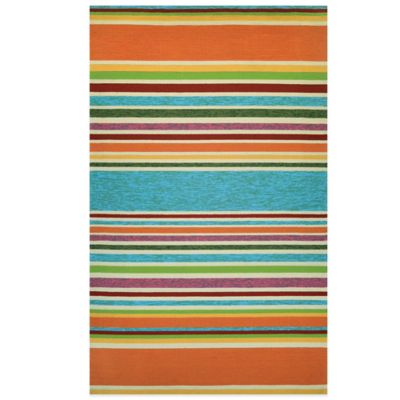Couristan&reg; Covington Collection Sherbet Stripe Rug