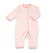 Tadpoles&trade; by Sleeping Partners Organic Cotton Footless Snap-Front Romper in Coral