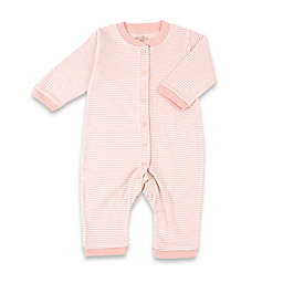 Tadpoles™ by Sleeping Partners Size 3-6M Organic Cotton Footless Snap-Front Romper in Coral