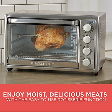 Black & Decker&trade; 9-Slice Rotisserie Convection Oven. View a larger version of this product image.