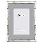 Alternate image 0 for Siena 8-Inch x 10-Inch Cast Metal Bamboo Pattern Frame