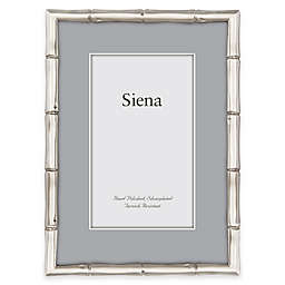 Siena 8-Inch x 10-Inch Cast Metal Bamboo Pattern Frame