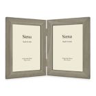 Alternate image 0 for Siena Italian 2-Photo Polished Wood Picture Frame in Grey