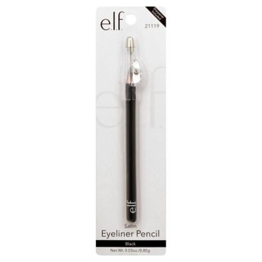 e.l.f. Cosmetics Satin Eyeliner Pencil in Black | Bed Bath &