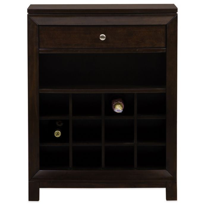 Pulaski Darden Wine Cabinet in Mocha | Bed Bath & Beyond