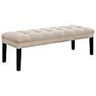 Alternate image 0 for Pulaski Haralson Upholstered Tufted Bed Bench in Off White