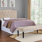 Alternate image 1 for Pulaski Haralson Upholstered Tufted Bed Bench in Off White
