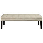Alternate image 3 for Pulaski Haralson Upholstered Tufted Bed Bench in Off White