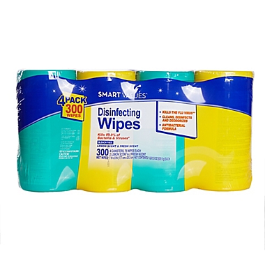 Smart Values&trade; 300-Count Disinfecting Wipes. View a larger version of this product image.