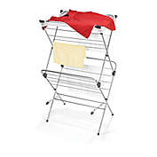 Two-Tier Clothes Drying Rack with Mesh Cover
