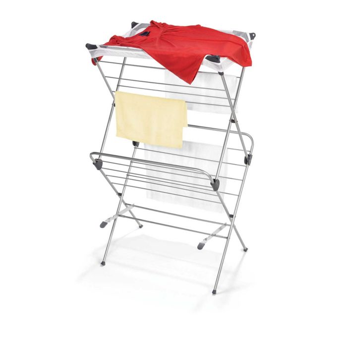 wall mounted space-saver clothes drying rack