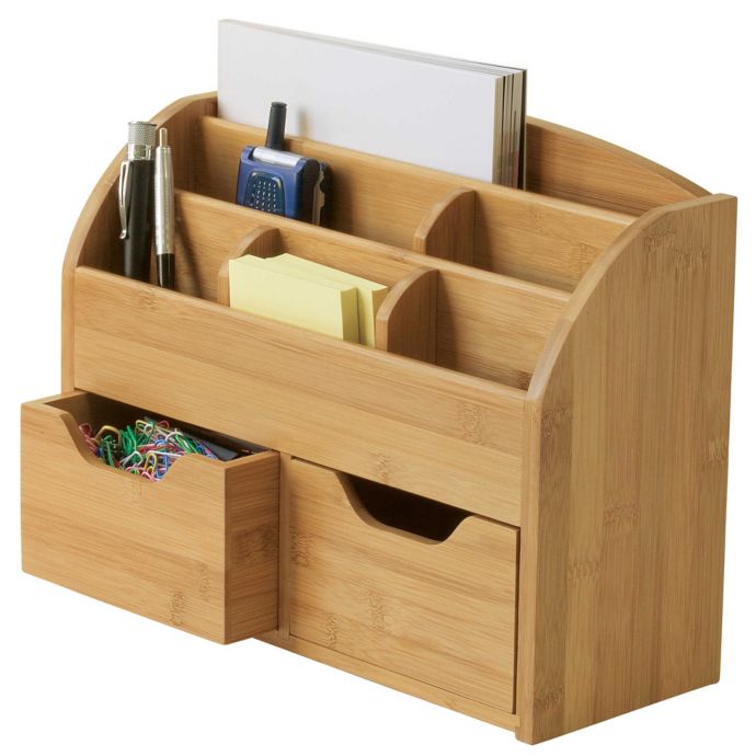 Lipper Space Saving Bamboo Desk Organizer Bed Bath and Beyond Canada