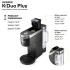 Alternate image 3 for Keurig&reg; K-Duo Plus&reg; Coffee Maker with Single Serve K-Cup Pod & Carafe Brewer
