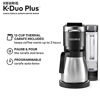 Keurig&reg; K-Duo Plus&reg; Coffee Maker with Single Serve K-Cup Pod & Carafe Brewer. View a larger version of this product image.