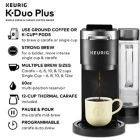 Alternate image 7 for Keurig&reg; K-Duo Plus&reg; Coffee Maker with Single Serve K-Cup Pod & Carafe Brewer