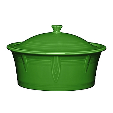 Fiesta&reg; 90 oz. Covered Casserole Dish in Shamrock. View a larger version of this product image.