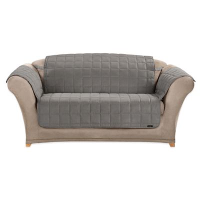 grey pet couch cover