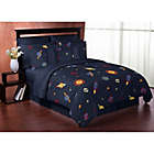 Alternate image 1 for Sweet Jojo Designs Space Galaxy 3-Piece Full/Queen Comforter Set