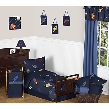 Sweet Jojo Designs&reg; Space Galaxy Toddler Bedding Collection. View a larger version of this product image.