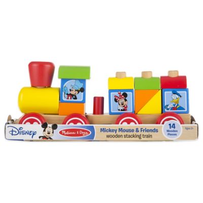 mickey mouse block train